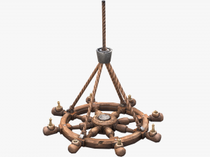 pirate chandelier 3Dモデル