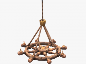 pirate chandelier 3Dモデル