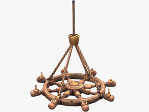 pirate chandelier 3D Model