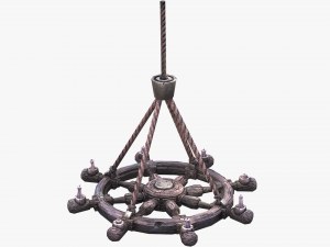 pirate chandelier 3Dモデル
