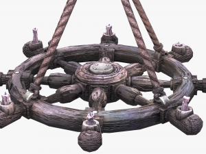 pirate chandelier 3Dモデル