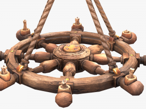 pirate chandelier 3Dモデル