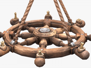 pirate chandelier 3Dモデル