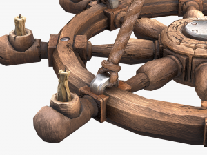 pirate chandelier 3Dモデル