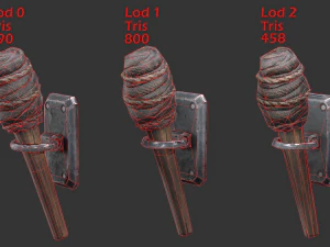 torch lighting pack 3D Model