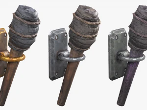 torch lighting pack 3D Model
