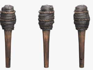 torch lighting pack 3D Model