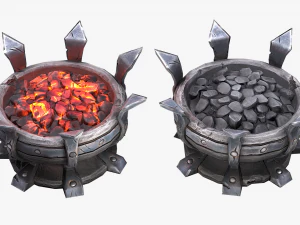 brazier lighting pack 3D Model