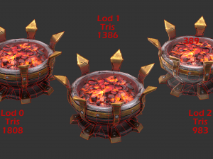 brazier lighting pack Modelo 3D