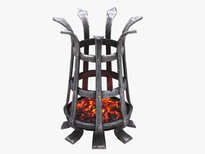 brazier lighting pack 3D Model