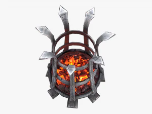 brazier lighting pack 3D Model
