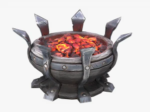 brazier lighting pack 3D Model