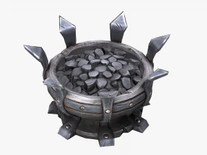 brazier lighting pack 3D Model