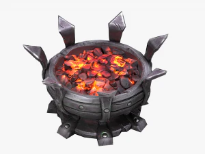 brazier lighting pack 3D Model