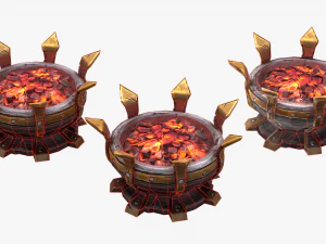 brazier lighting pack 3D Model