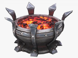 brazier lighting pack 3D Model