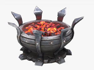 brazier lighting pack 3D Model