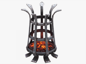 medieval brazier Modèle 3D