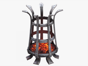 medieval brazier Modèle 3D