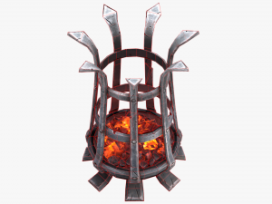 medieval brazier Modèle 3D