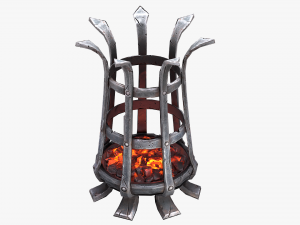 medieval brazier Modèle 3D