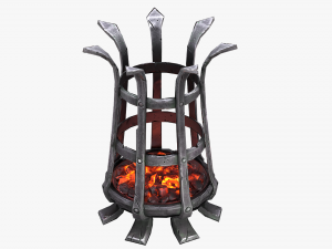 medieval brazier Modèle 3D