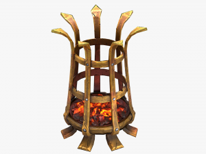 medieval brazier Modèle 3D