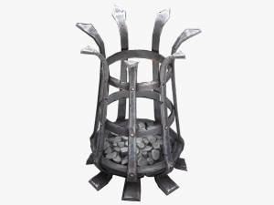 medieval brazier Modèle 3D