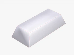 paquete de lingotes estilizados Modelo 3D