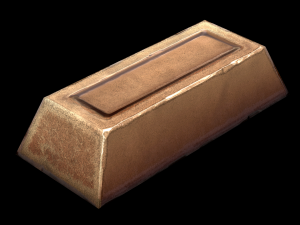 stylized ingots pack Modello 3D