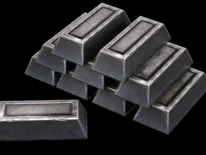 lingote de a&ccedil;o Modelo 3D