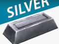 silver ingot Modello 3D
