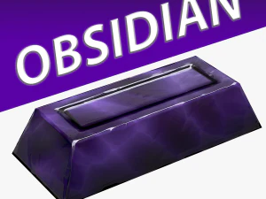 obsidian ingot 3D Model