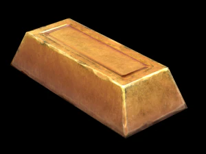 golden ingot 3D Model