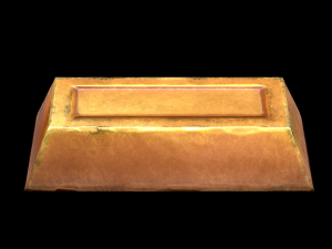 golden ingot 3D 模型