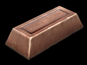 copper ingot 3D Model