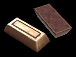 bronze ingot 3D Model