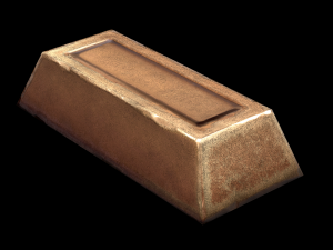 bronze ingot 3D Model