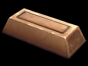 bronze ingot 3D Model