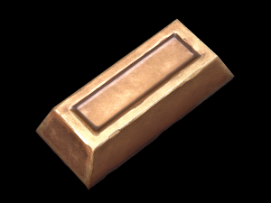 bronze ingot 3D Model