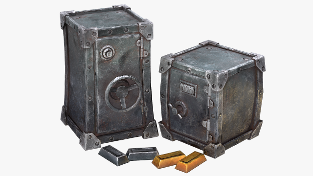 safe pack 3D Модель .c4d .max .obj .3ds .fbx .stl .blend 