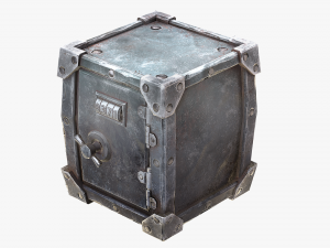 stylized safe Model 3D