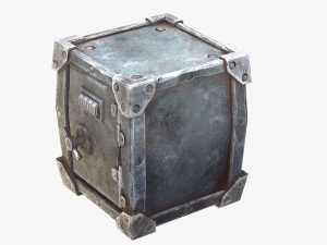 stylized safe Model 3D