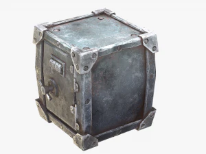 stylized safe 3D Model