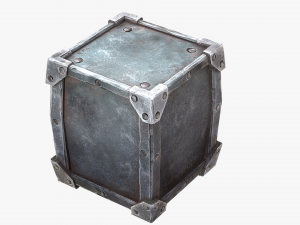 stylized safe Model 3D