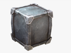stylized safe Model 3D