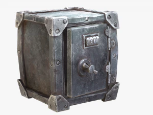 stylized safe 3D Model