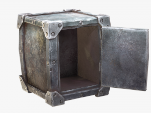 stylized safe Model 3D
