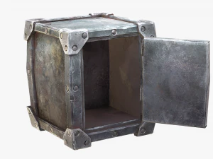 stylized safe 3D Model