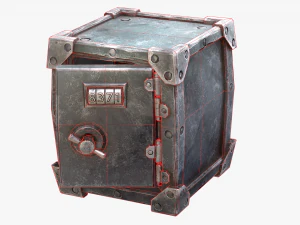 stylized safe 3D Model